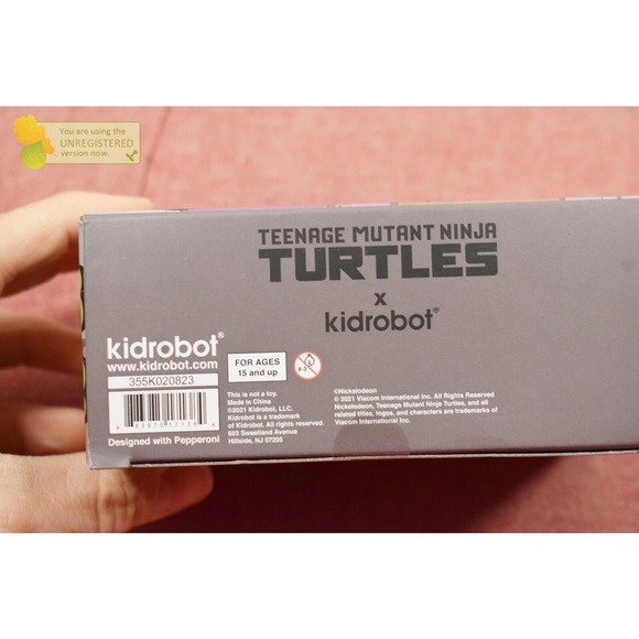 KidRobot TMNT Teenage Mutant Ninja Turtles MICHELANGELO & LEONARDO 2 Pack - Picture 7 of 7